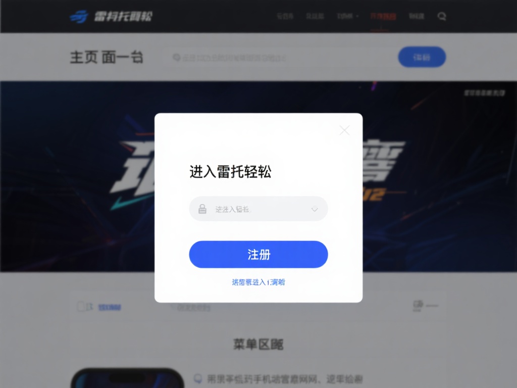 雷竞技注册界面详细教程与操作全攻略 进入雷竞技官网后,主页面通常会将注册入口清晰地显示