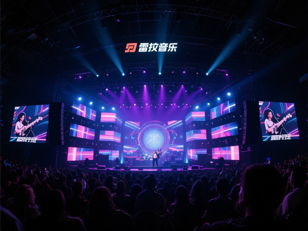 雷竞技现场音乐震撼心灵的极致听觉盛宴 比如在某场雷竞技音乐现场中,现场布置融入了动态LE