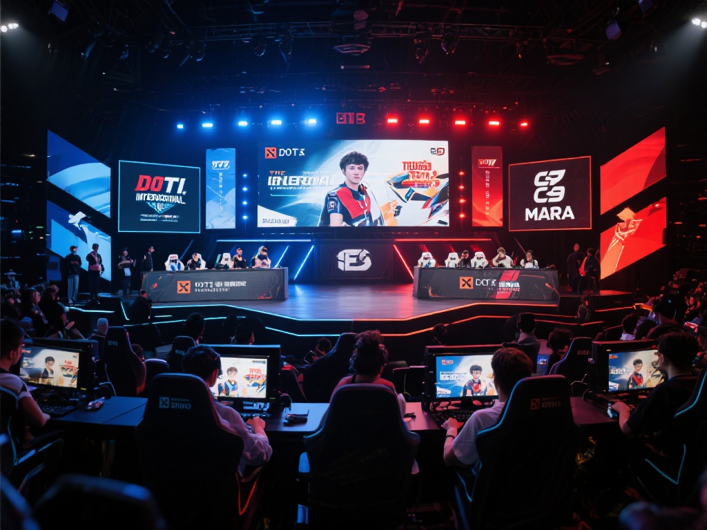 电竞赛事的发展与普及：随着国际性赛事如DOTA2的